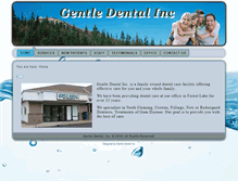 Tablet Screenshot of gentledentalforestlake.com